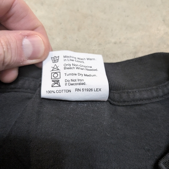 VTG Dallas Hard Rock Cafe Black T-Shirt OSFA Black Faded Single Stitch - Picture 5 of 9